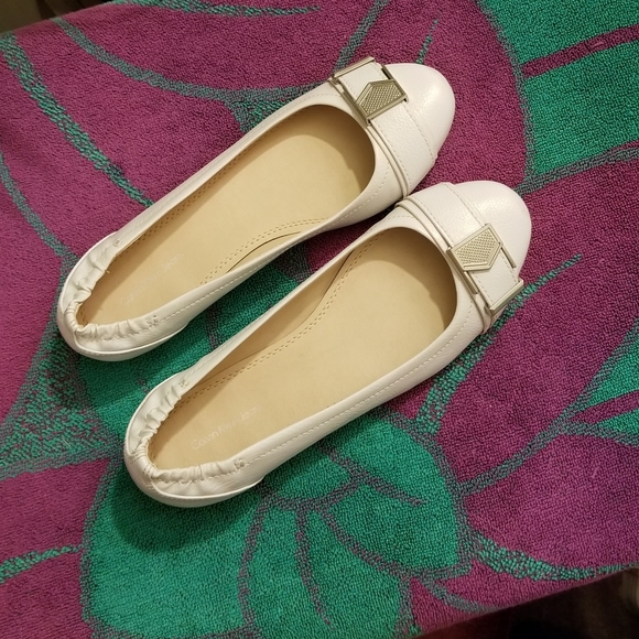 calvin klein flat shoes